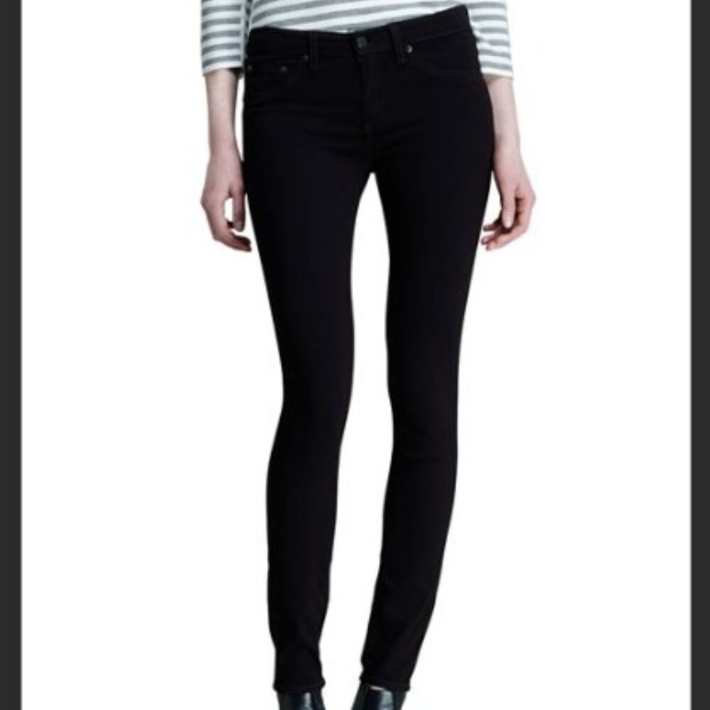 Rag & Bone Jean The Legging - Black, Size 28